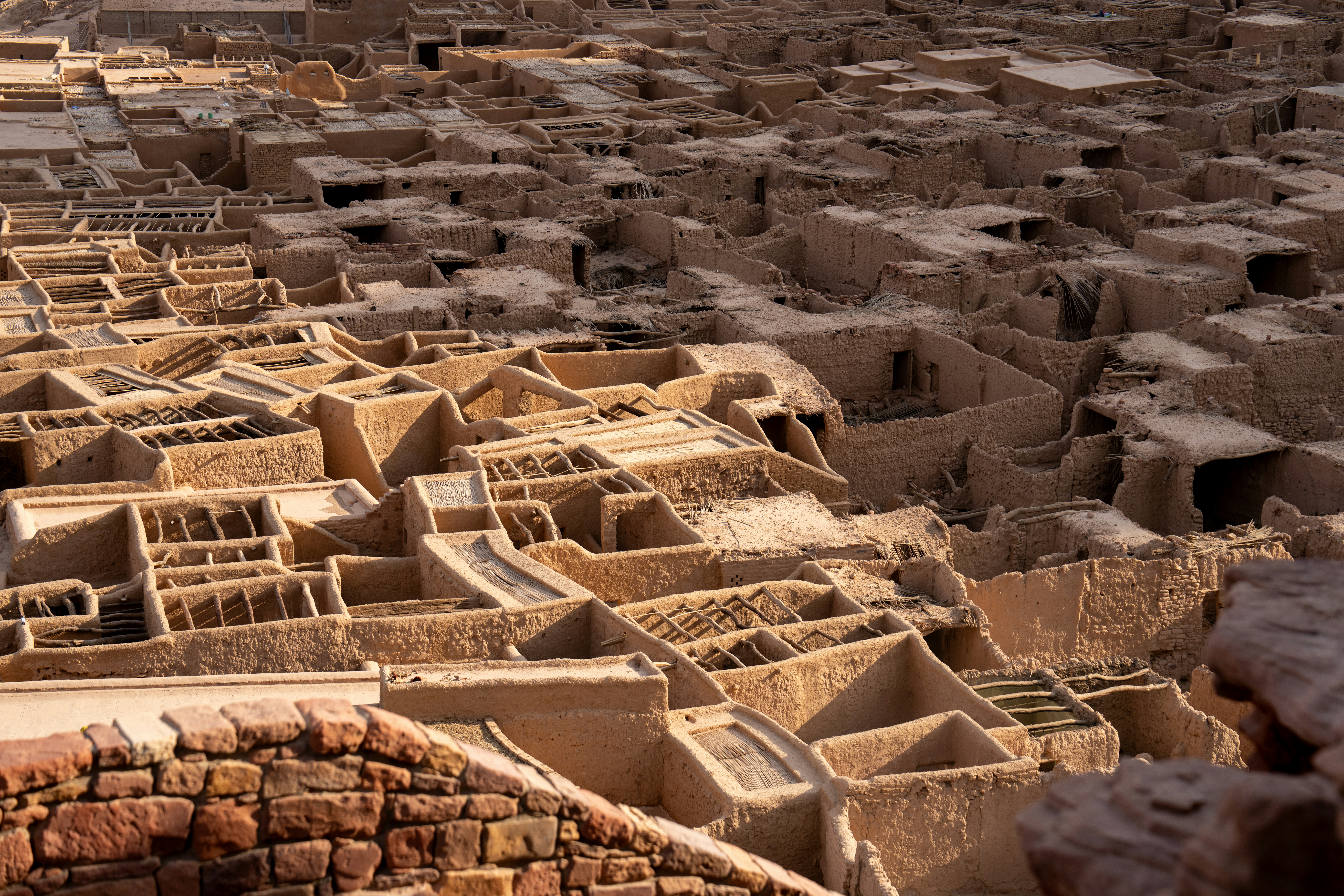 traditional mud-brick